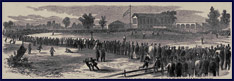 1865 Philadelphia Baseball Game. Click to enlarge.