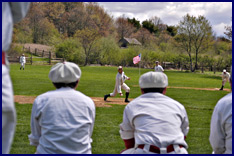 19th Century Baseball at Old Bethpage, 04-29-07. Click to enlarge.