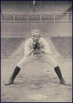 19th century baseball player. Click to enlarge.