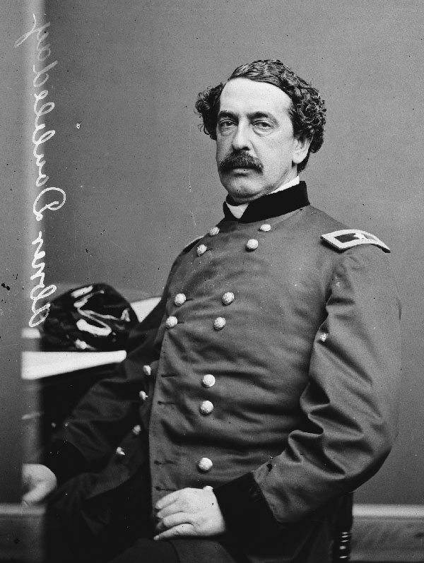 Baseball history photo: Abner Doubleday who, despite the best attempts of A.G. Spalding to prove otherwise, did not invent baseball.  Click photo to return to previous page.