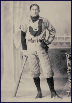 Baseball player circa 1891. Click to enlarge.
