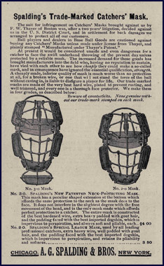 Catcher's masks. Click to enlarge.