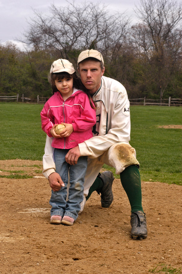 Christina and Dad, 04-29-07. The future of the NY Mutuals. Photo courtesy of Ray Shaw. Click photo to return to previous page.