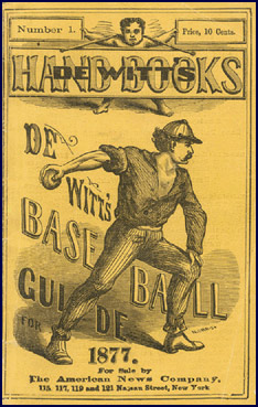 De Witt's Base Ball Guide, 1877. Click to enlarge.
