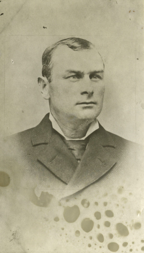 Baseball history photo: In 1870 as a member of the Atlantic Club of Brooklyn, Joe Start played a central role in ending the famed Cincinnati Red Stockings' winning streak. Click photo to return to previous page.