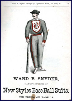 Snyder's Base Ball Suits. Click to enlarge.