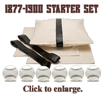1877–1900 Vintage Baseball Starter Set. Click to enlarge.